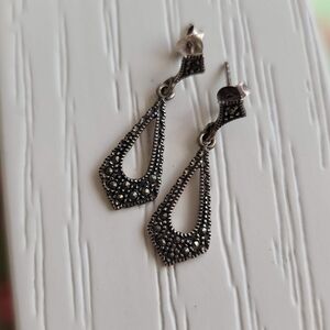 Elegant Silver Teardrop Earrings